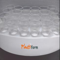 KIT Bandeja Degustación Promoción mas porta Vasos desmontable