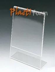 Porta Menu mesa inclinado Acrilico A5 Hoja 150 X 210 Mm 