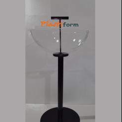 Semi Esfera Acrilico 500mm Burbuja Exhibidor Farmacias